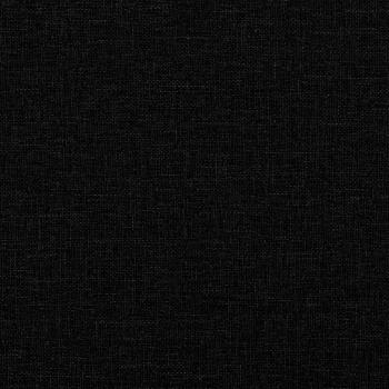 Boxspringbett mit Matratze Schwarz 200x200 cm Stoff