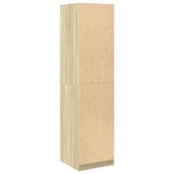 ARDEBO.de - Kleiderschrank Sonoma-Eiche 50x50x200 cm Holzwerkstoff