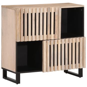ARDEBO.de - Sideboard 80x34x75 cm Massivholz Mango