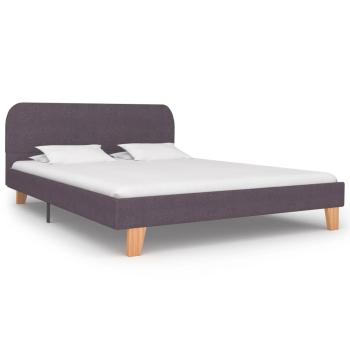 ARDEBO.de - Bettgestell Taupe Stoff 135x190 cm