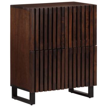 ARDEBO.de - Sideboard Braun 60x34x75 cm Massivholz Mango