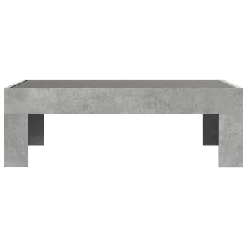 Couchtisch mit Infinity-LED Betongrau 90x50x30 cm