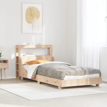 ARDEBO.de - Massivholzbett ohne Matratze 100x200 cm Kiefernholz