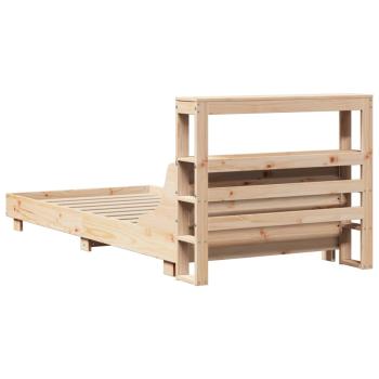 Massivholzbett ohne Matratze 100x200 cm Kiefernholz
