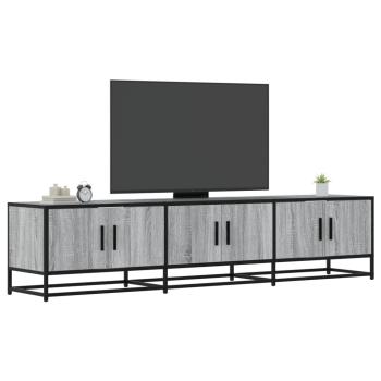 ARDEBO.de - TV-Schrank Grau Sonoma 180x35x41 cm Holzwerkstoff