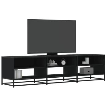 ARDEBO.de - TV-Schrank Schwarz 180x40x46 cm Holzwerkstoff