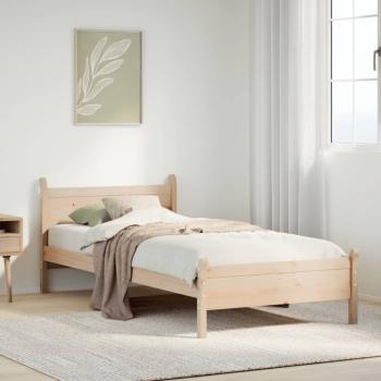 ARDEBO.de - Massivholzbett ohne Matratze 75x190 cm Kiefernholz