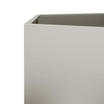 Pflanzkübel 2 Stk. Sechseckig 46x40x45 Cortenstahl