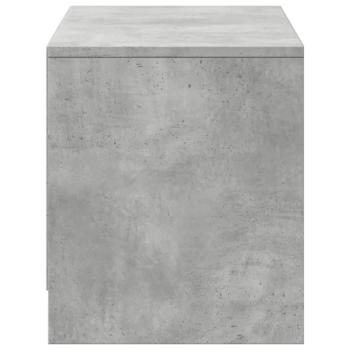 TV-Schrank LED Betongrau 97x34x40 Holzwerkstoff