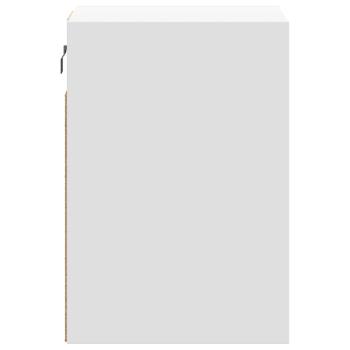 TV-Wandschränke mit LED-Beleuchtung 2 Stk. Weiß 41x31x45 cm