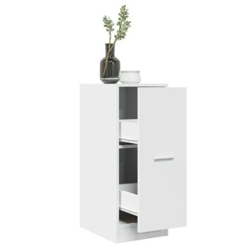 ARDEBO.de - Apothekerschrank Weiß 30x41x77,5 cm Holzwerkstoff
