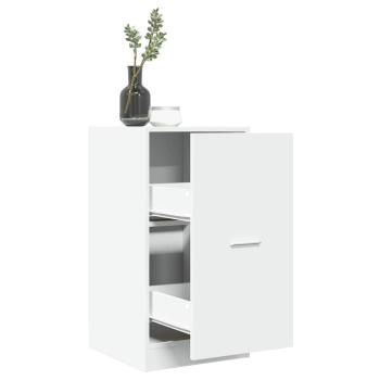 ARDEBO.de - Apothekerschrank Weiß 40x41x77,5 cm Holzwerkstoff