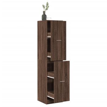 ARDEBO.de - Apothekerschrank Eichen-Optik 40x41x174,5 cm Holzwerkstoff