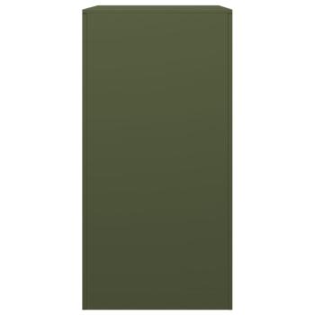 Brennholzregal Grün 60x40x80 cm Stahl