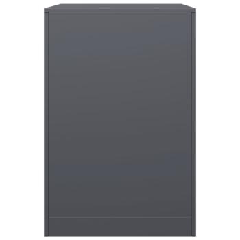 Brennholzregal Anthrazit 60x40x60 cm Stahl