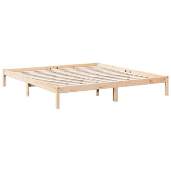 Massivholzbett Extra Lang ohne Matratze 200x210 cm Kiefernholz
