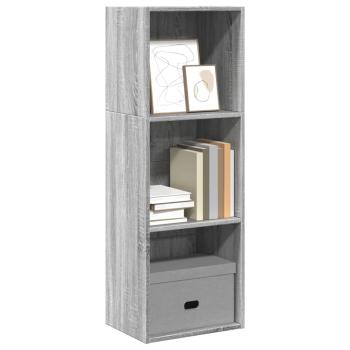 ARDEBO.de - Bücherregal Grau Sonoma 40x30x114 cm Holzwerkstoff