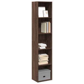 ARDEBO.de - Bücherregal Braun Eichen-Optik 40x30x189 cm Holzwerkstoff