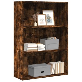 ARDEBO.de - Bücherregal Räuchereiche 80x30x114 cm Holzwerkstoff