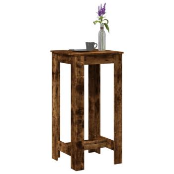 ARDEBO.de - Bartisch Räuchereiche 51x50x103,5 cm Holzwerkstoff