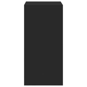 Bartisch Schwarz 51x50x103,5 cm Holzwerkstoff