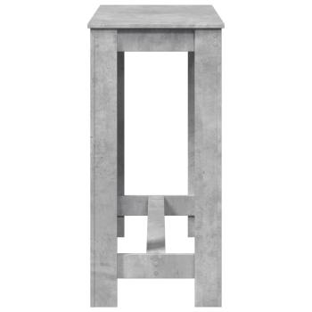 Bartisch Betongrau 102x50x103,5 cm Holzwerkstoff