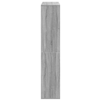 Bücherregal Grau Sonoma 102x29x143 cm Holzwerkstoff