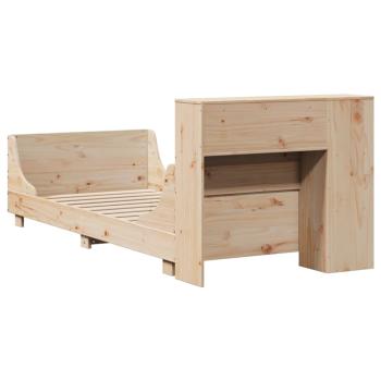 Massivholzbett ohne Matratze 100x200 cm Kiefernholz