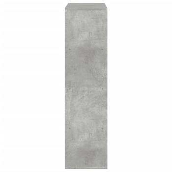 Raumteiler Betongrau 100x33x125,5 cm Holzwerkstoff