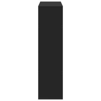 Raumteiler Schwarz 100x33x125,5 cm Holzwerkstoff