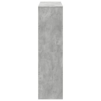 Raumteiler Betongrau 100x33x125,5 cm Holzwerkstoff