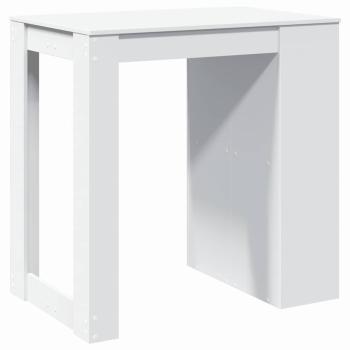 Bartisch Weiß 102x70x103,5 cm Holzwerkstoff