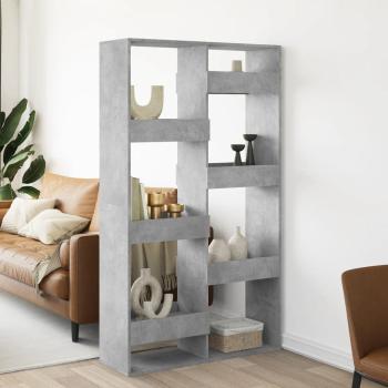 ARDEBO.de - Raumteiler Betongrau 100x33x175 cm Holzwerkstoff