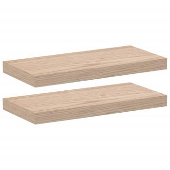ARDEBO.de - Schweberegale 2 Stk. 50x23,5x4 cm Holzwerkstoff
