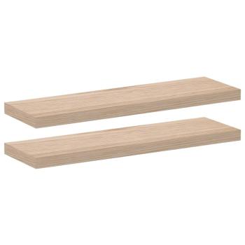 Schweberegale 2 Stk. 80x23,5x4 cm Holzwerkstoff