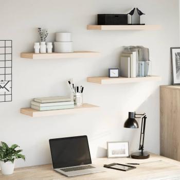 ARDEBO.de - Schweberegale 4 Stk. 60x23,5x4 cm Holzwerkstoff