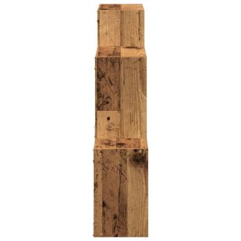 Wandschrank 78x18x71 cm Altholz-Optik Holzwerkstoff