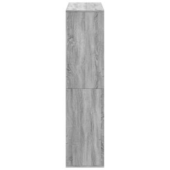 Bücherregal Grau Sonoma 100x33x135 cm Holzwerkstoff