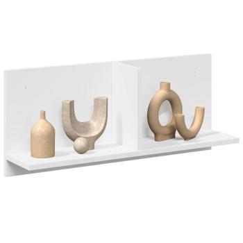 ARDEBO.de - Wandschrank 70x16,5x30 cm Weiß Holzwerkstoff