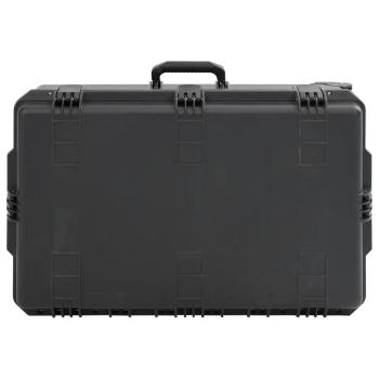 Koffer für Flugreise Tragbar Schwarz 79,5x51,5x30,5 cm PP