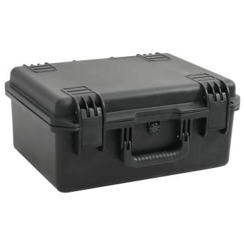 ARDEBO.de - Koffer für Flugreise Tragbar Schwarz 49x38x23 cm PP