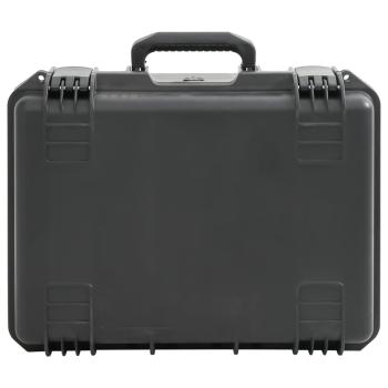 Koffer für Flugreise Tragbar Schwarz 49x38x23 cm PP