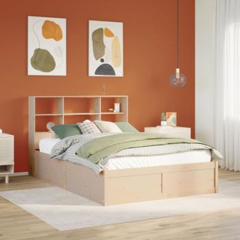 ARDEBO.de - Massivholzbett ohne Matratze 140x190 cm Kiefernholz