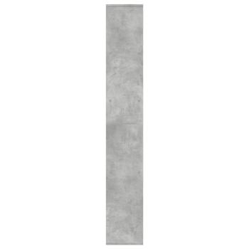Raumteiler-Bücherregal Betongrau 67x25x161,5 cm Holzwerkstoff