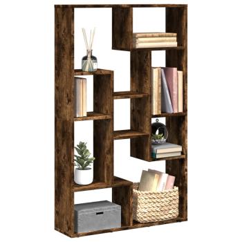 ARDEBO.de - Bücherregal Räuchereiche 72x20x120 cm Holzwerkstoff