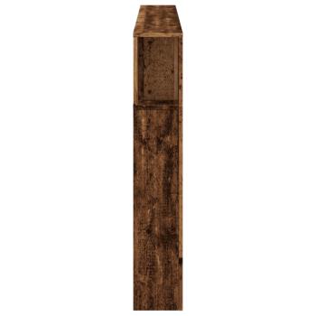 LED-Kopfteil Altholz-Optik 180x18,5x103,5 cm Holzwerkstoff