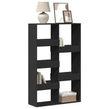 ARDEBO.de - Bücherregal Schwarz 100x33x155,5 cm Holzwerkstoff