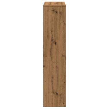 Raumteiler-Bücherregal 4 Stufen Artisan-Eiche 131,5x29x131,5 cm