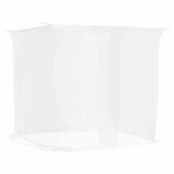 Moskitonetz zum Aufhängen 156 Mesh Weiß 220x100x150 cm