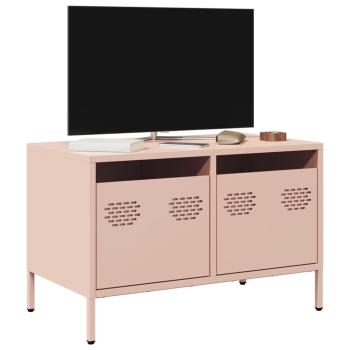 ARDEBO.de - TV-Schrank Rosa 68x39x43,5 cm Kaltgewalzter Stahl